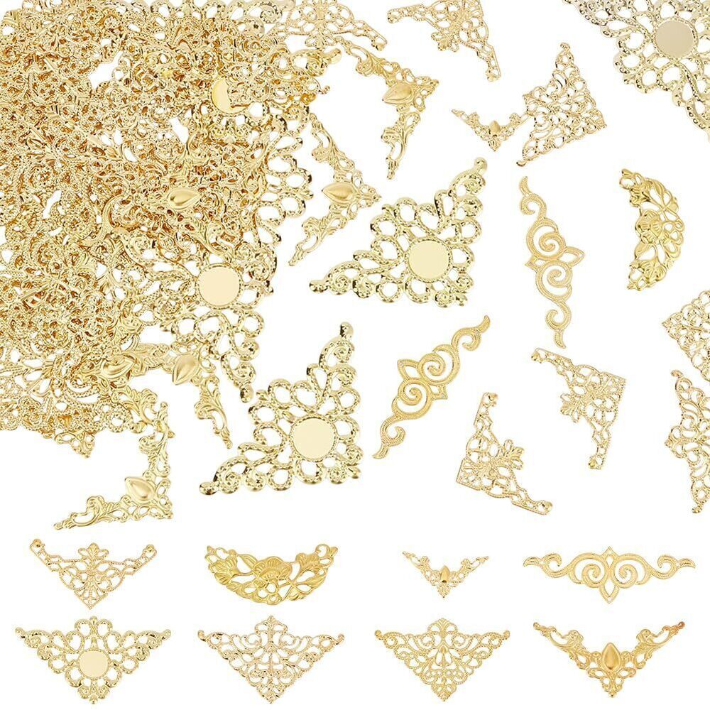 1342 120Pcs Box Corner Protector 8 Style Jewelry Box Decorative Corner